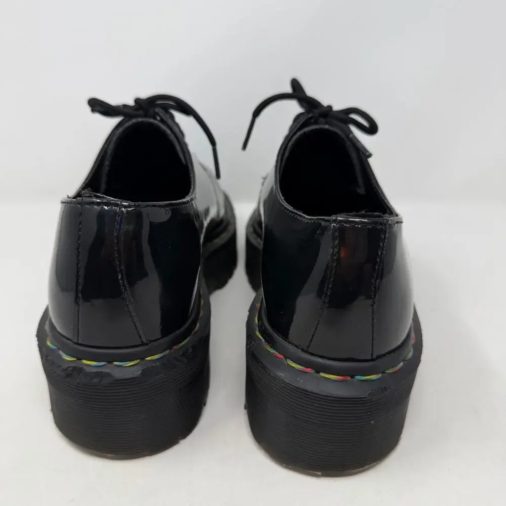 Dr. Martens 1461 Quad Rainbow Platform Shoe W-9 / M-8